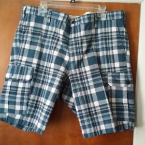 Dockers  Blue & white Plaid Shorts